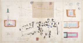 Projet de construction de bornes-fontaines (1891). © Région Bourgogne-Franche-Comté, Inventaire du patrimoine