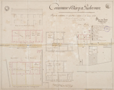 Projet d'aménagement de l'école par l'architecte Renahy (1843). © Région Bourgogne-Franche-Comté, Inventaire du patrimoine