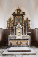 Vue du maitre autel, tabernacle et gradin d'autel © Région Bourgogne-Franche-Comté, Inventaire du patrimoine