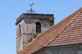 Vue du clocher © Région Bourgogne-Franche-Comté, Inventaire du patrimoine