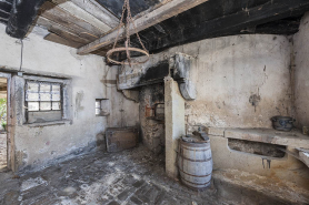 Rez-de-chaussée du pigeonnier circulaire. © Région Bourgogne-Franche-Comté, Inventaire du patrimoine