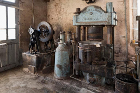 Vue des machines du rez-de-chaussée © Région Bourgogne-Franche-Comté, Inventaire du patrimoine
