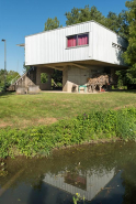 Vue de la villa, angle sud-est © Région Bourgogne-Franche-Comté, Inventaire du patrimoine