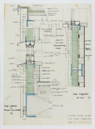 Plans en coupe des murs. © Région Bourgogne-Franche-Comté, Inventaire du patrimoine