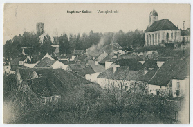 Rupt-sur-Saône - Vue générale, 1er quart 20e siècle. © Région Bourgogne-Franche-Comté, Inventaire du patrimoine