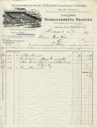 Deuxième papier à en-tête de la société des Ets Frainier, 30 juin 1915. © Région Bourgogne-Franche-Comté, Inventaire du patrimoine