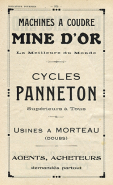 Publicité pour la maison Panneton, 1926. © Région Bourgogne-Franche-Comté, Inventaire du patrimoine