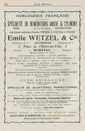 Publicité pour la société Emile Wetzel et Cie, 1910. © Région Bourgogne-Franche-Comté, Inventaire du patrimoine