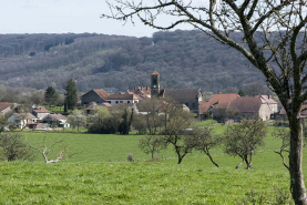 Le Grand-Magny depuis l'ouest du village. © Région Bourgogne-Franche-Comté, Inventaire du patrimoine