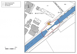Plan masse et de situation. © Région Bourgogne-Franche-Comté, Inventaire du patrimoine