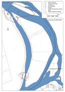 Plan masse et de situation. Détail sud du bief incluant porte de garde et site d'écluse aval. © Région Bourgogne-Franche-Comté, Inventaire du patrimoine
