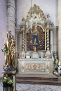 Autel latéral ouest. © Région Bourgogne-Franche-Comté, Inventaire du patrimoine