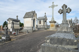 L'intérieur du cimetière. © Région Bourgogne-Franche-Comté, Inventaire du patrimoine