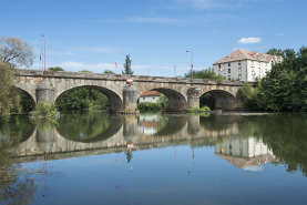 Le pont enjambant la Saône, Port-sur-Saône. © Région Bourgogne-Franche-Comté, Inventaire du patrimoine
