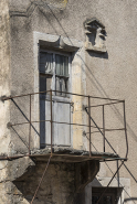 Détail de la porte en accolade. © Région Bourgogne-Franche-Comté, Inventaire du patrimoine