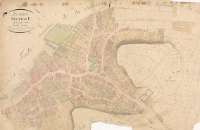 Village plan ville © Archives départementales de la Haute-Saône