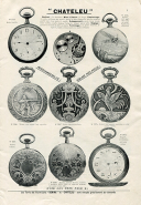 [Montres Chateleu : catalogue de production de la société Emile Wetzel et Cie, p. 1], 1912. © Région Bourgogne-Franche-Comté, Inventaire du patrimoine