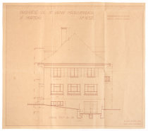Propriété de Mr Henri Michel-Amadry, à Morteau. Façade ouest, février 1930. © Région Bourgogne-Franche-Comté, Inventaire du patrimoine