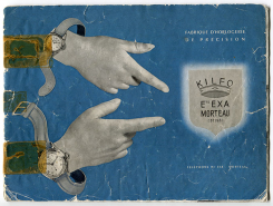Catalogue de la Fabrique d'horlogerie de précision Kilfo. Ets Exa, Morteau (Doubs), années 1950-1960 : page de couverture. © Région Bourgogne-Franche-Comté, Inventaire du patrimoine