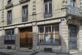 Rez-de-chaussée de l'immeuble. © Région Bourgogne-Franche-Comté, Inventaire du patrimoine