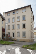 Bâtiment sur rue : façade postérieure, de trois quarts droite. © Région Bourgogne-Franche-Comté, Inventaire du patrimoine