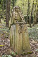 Détail de la statue. © Région Bourgogne-Franche-Comté, Inventaire du patrimoine