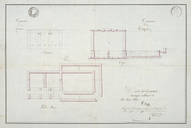 Construction d'une fontaine, 1832. © Région Bourgogne-Franche-Comté, Inventaire du patrimoine