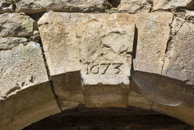 Date gravée (1673). © Région Bourgogne-Franche-Comté, Inventaire du patrimoine