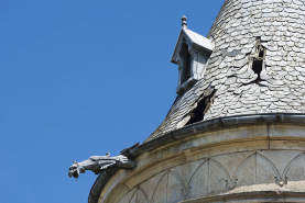 Gargouille saillante. © Région Bourgogne-Franche-Comté, Inventaire du patrimoine