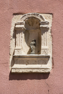 Niche sculptée datée de 1682. © Région Bourgogne-Franche-Comté, Inventaire du patrimoine