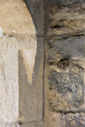 Détail sculpté des piédroits de la cheminée. © Région Bourgogne-Franche-Comté, Inventaire du patrimoine