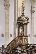 Chaire, vue depuis l'ouest. © Région Bourgogne-Franche-Comté, Inventaire du patrimoine