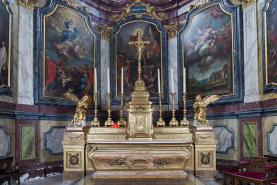 Chœur, maître-autel. © Région Bourgogne-Franche-Comté, Inventaire du patrimoine