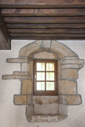 Détail d'une fenêtre, ancienne cure. © Région Bourgogne-Franche-Comté, Inventaire du patrimoine