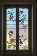 La verrière décorative. © Région Bourgogne-Franche-Comté, Inventaire du patrimoine