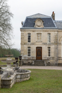 Élévation du pavillon de gauche sur la cour. © Région Bourgogne-Franche-Comté, Inventaire du patrimoine