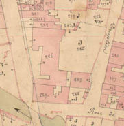 Extrait de l'Atlas parcellaire (1836) du cadastre de la commune de Scey-sur-Saône-et-Saint-Albin. © Région Bourgogne-Franche-Comté, Inventaire du patrimoine