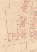 Extrait de l'Atlas parcellaire (1836) du cadastre de la commune de Scey-sur-Saône-et-Saint-Albin. © Région Bourgogne-Franche-Comté, Inventaire du patrimoine