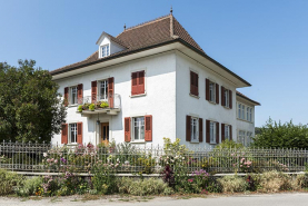 Maison : façades antérieure et latérale droite. © Région Bourgogne-Franche-Comté, Inventaire du patrimoine
