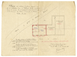 Plan des ateliers-fonderies occupés par les [nommés] Obertino Jean et Vittone Ilardo [...], 15 décembre 1931. © Région Bourgogne-Franche-Comté, Inventaire du patrimoine