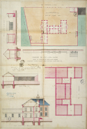 Renahy. Projet de construction d'une maison commune. 1866. © Région Bourgogne-Franche-Comté, Inventaire du patrimoine