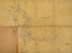 [Plan de la conduite du Petit Moulin vers le quartier de La Prouse]. 1906. © Région Bourgogne-Franche-Comté, Inventaire du patrimoine