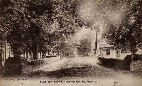 Allée des Boulingrins. © Région Bourgogne-Franche-Comté, Inventaire du patrimoine