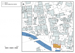 Plan-masse et de situation. Extrait du plan cadastral, 2019. © Région Bourgogne-Franche-Comté, Inventaire du patrimoine