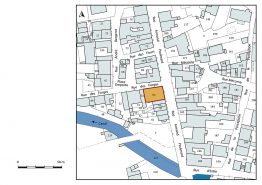 Plan-masse et de situation. Extrait du plan cadastral, 2019. © Région Bourgogne-Franche-Comté, Inventaire du patrimoine