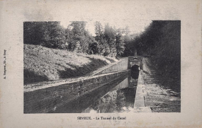 Seveux - Le Tunnel du Canal, carte postale. © Région Bourgogne-Franche-Comté, Inventaire du patrimoine