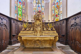 Église paroissiale choeur autel © Région Bourgogne-Franche-Comté, Inventaire du patrimoine