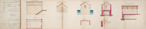 Amélioration du cours de la Saône entre Port-sur-Saône et Lyon, Construction de la dérivation de Port-sur-Saône : magasin (1876). © Région Bourgogne-Franche-Comté, Inventaire du patrimoine