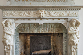 Détail de la frise. © Région Bourgogne-Franche-Comté, Inventaire du patrimoine