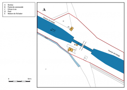 Plan masse et situation. © Région Bourgogne-Franche-Comté, Inventaire du patrimoine